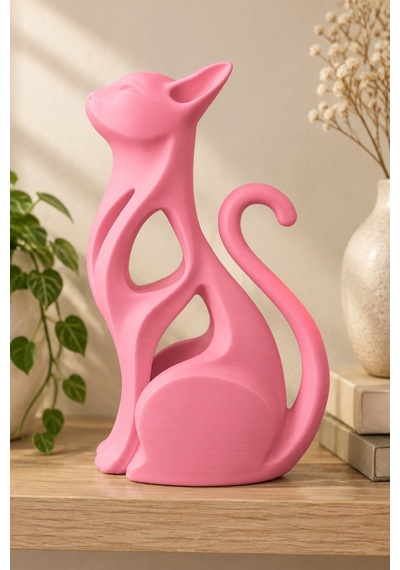 Modern Kedi Figürlü Dekoratif Biblo 82384802