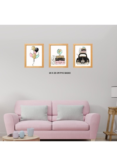 Ti-play Uzun Gece 60x90cm Modern Samuray Pvc Çerçevesiz Tablo