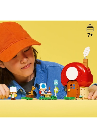 LEGO® Super Mario™ Toad Evinde Parti 72041 - 7 Yaş ve Üzeri Çocuklar için Yaratıcı Oyuncak Yapım Seti (276 Parça)