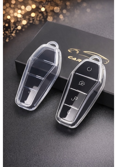 Byd Seal U Ev Aksesuar Anahtar Kılıfı Şeffaf