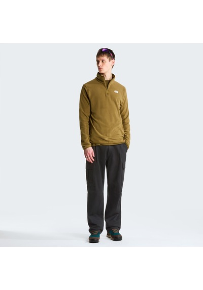 The North Face M Glacıer Fleece 1/4 Zıp Jacket Erkek Sweatshirt Nf0a8d0q2ek1 Kahverengi