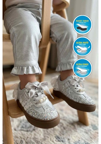 Marcokids Marco Kids 26y859 B Gümüş Bebek Günlük Ayakkabı