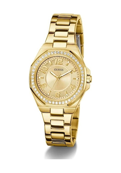 Guess Gugw0877l2 Altın Kaplama Taşlı Kadın Kol Saati Altın