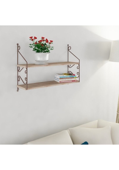 Decormet Seramoni Raf Seti 2 Raflı 200 720 Sakramento - Adena Ahşap