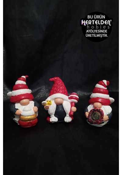 Dekoratif Minyatür Retro Gnome Obje %100 Taş Tozu Dekoratif Obje