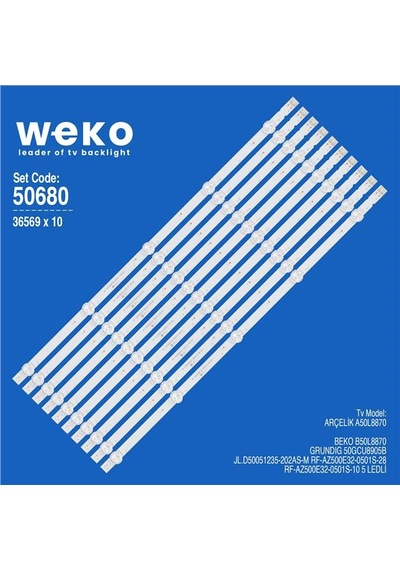 Beko B50l8870 50'' İnç 10 Adet Tv Led Bar Tvnizi Açıp İçindeki Led Barla Birebir Aynısı Olduğunu Görmeden Almayınız. Sonrasında İade Almamaktayız. Beyaz Beko B50l8870 50'' İnç 10 Adet Tv Led Bar Tvnizi Açıp İçindeki Led Barla Birebir Aynısı Olduğunu Görmeden Almayınız. Sonrasında İade Almamaktayız. Beyaz