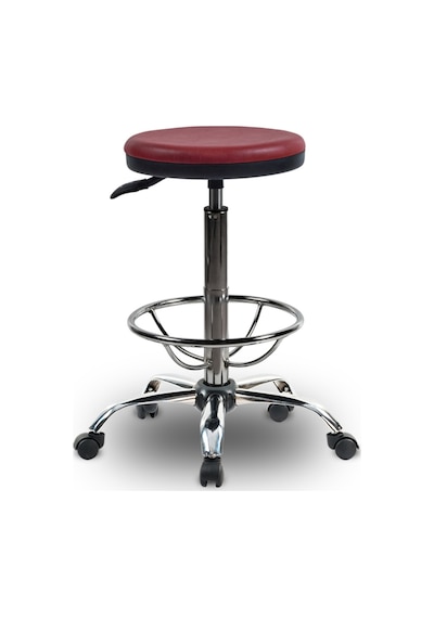 Ofiscombin Ofis Büro Eczane Laboratuvar Döner Tekerli Amortisörlü Çemberli Tabure Bordo Deri 00047499702 Ofiscombin Ofis Büro Eczane Laboratuvar Döner Tekerli Amortisörlü Çemberli Tabure Bordo Deri 00047499702