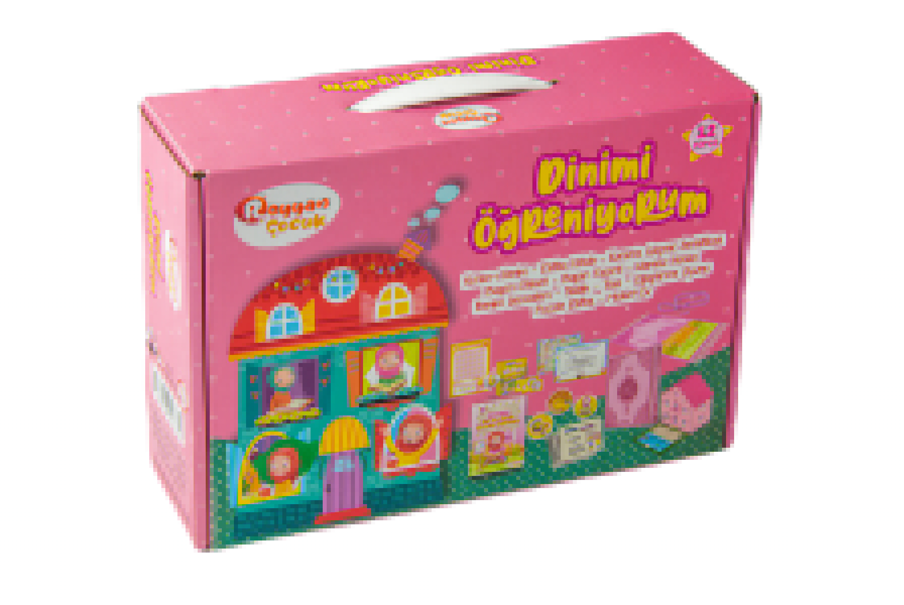 Dinimi Öğreniyorum Seti - Pembe Renk - 12 Parça