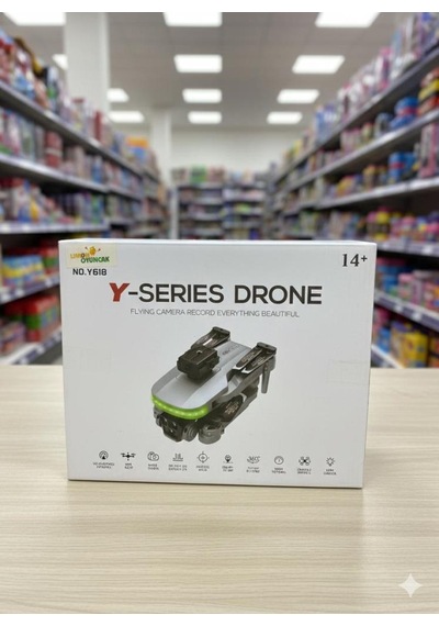 Kumandalı Hd Kameralı Wifi 100 Mt Menzilli Katlanır Çantalı Drone Seti Çok Renkli