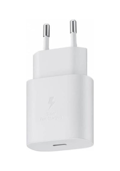Samsung Uyumlu Ap-Ta Typec 25W Kablosuz Hızlı Şarj Aleti-Beyaz