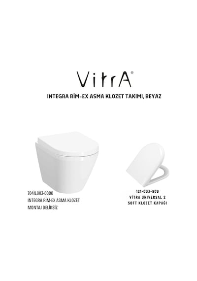 Integra Rim-ex Asma Klozet 7041l003-0090, VitrA Universal 2 Soft Klozet Kapağı 121-003-909