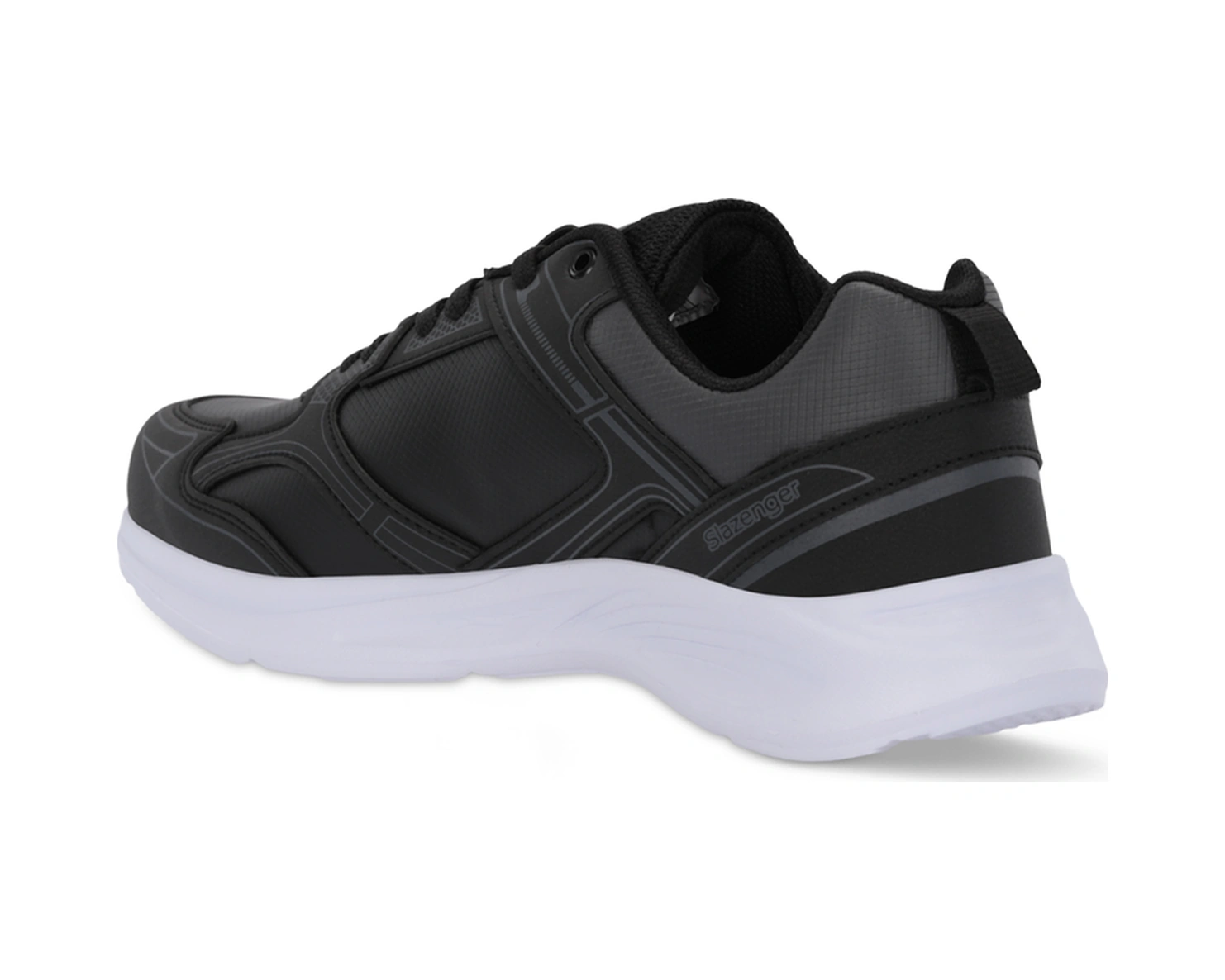 Slazenger Gıma Erkek Siyah / Beyaz Günlük Spor Ayakkabısı Siyah / Beyaz