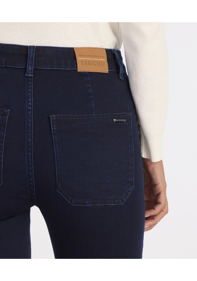 Yargıcı Denim Düz Yüksek Bel Pantolon 25kkpn3042p 484 Lacivert