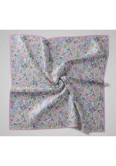 Silk Home Twill İpek Eşarp 11478-21 Bebe Mavi, Karolina Mavi, Pembe, İnci