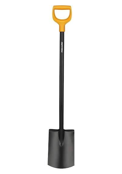 Fiskars 1066717 Solid Yuvarlak Uçlu Çok Amaçlı Kürek