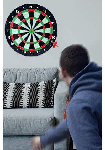 Dart Oyunu Mıknatıs Uçlu Çocuklar İçin Büyük Boy 36cm