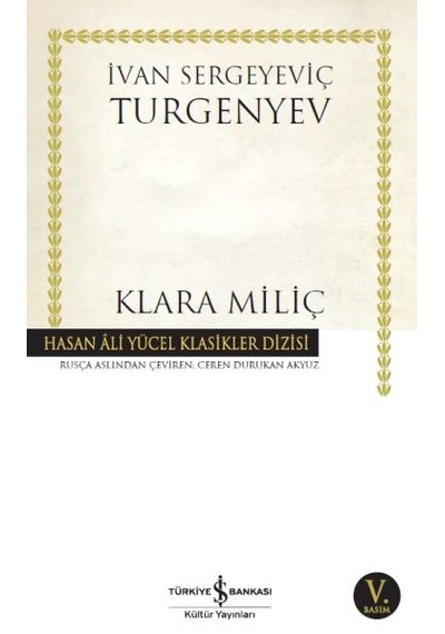 Klara Miliç - Hasan Ali Yücel Klasikleri - Abay-673251
