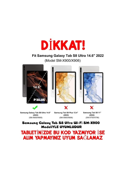Samsung Galaxy Uyumlu Tab S8 Ultra Wi-fi Sm-x900 Kılıf Şeffaf Silikon Kılıf + Kalem Hediyeli Arka Kapak