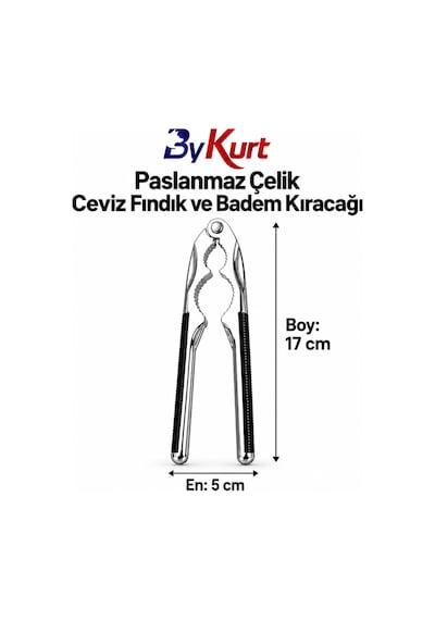 Ceviz Fındık Kıracağı Çok Amaçlı Badem Antep Fıstığı Karides Kıracağı Paslanmaz Çelik
