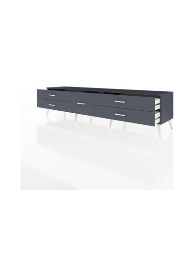Hyperion Tv Ünitesi 5 Çekmeceli 220x44x51 Antrasit-aytaşı/antrasit Aytası/antrasıt - Antrasıt Hyperion Tv Ünitesi 5 Çekmeceli 220x44x51 Antrasit-aytaşı/antrasit Aytası/antrasıt - Antrasıt