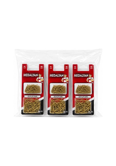 960 Adet 2x25 Sarı Tp Tel Çelik Çivi 12x80pcs