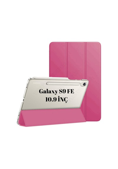Samsung Galaxy Uyumlu Tab S9 Fe X510 X516 X518 Kılıf Pu Deri Smart Standlı Case