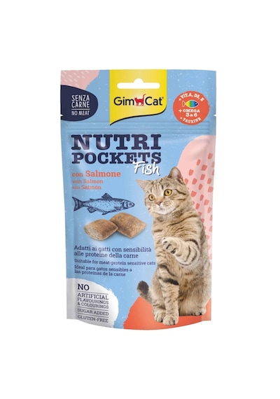 Gimcat Nutripockets Fish With Salmon 60 G