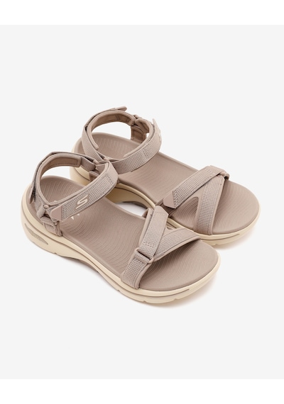 Skechers Go Walk Arch Fıt 2.0 Sandal Kadın Bej Sandalet 140876 Tpe Bej