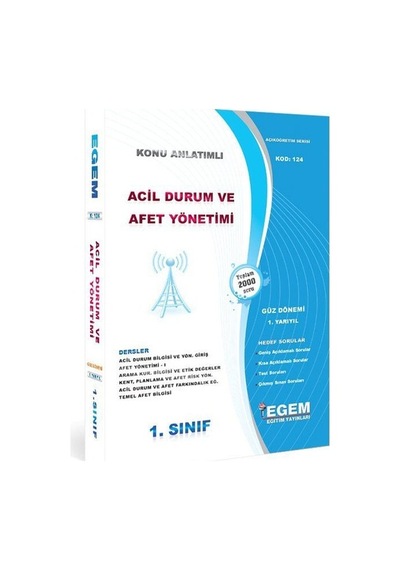 Egem Aöf Acil Durum Ve Afet Yönetimi Dersler Bank Konu/soru