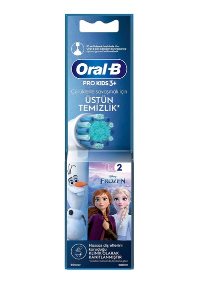 Oral-b Frozen Şarjlı Diş Fırçası Yedek Başlığı Beyaz 2'li - 4 Adet Tarı