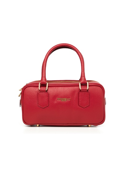 D90 Rubino Portföy Çantası Kadın Karen Piumelli Milano Bag D90 Rubino