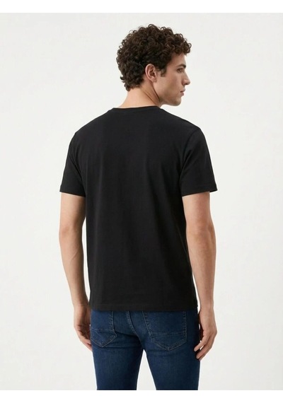 Erkek T-shirt Lf2042923 Siyah
