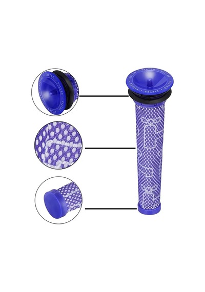 Dyson V7 Uyumlu Dik Süpürge 2 Adet Ön Filtresi