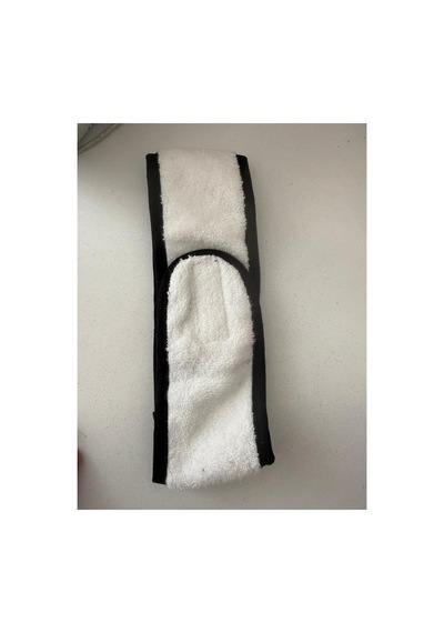 Saç Bandı Bandana Kumaş Pratik Kullanım Siyah Siyah