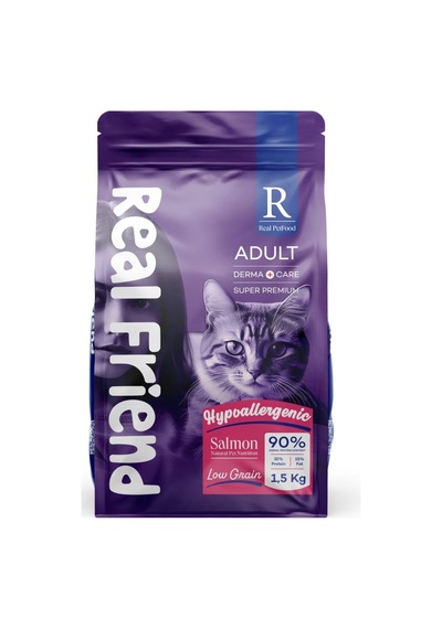 Real Friend Derma Care Hypoallergenic Salmon 32/15 Kedi Maması 1,5 Kg