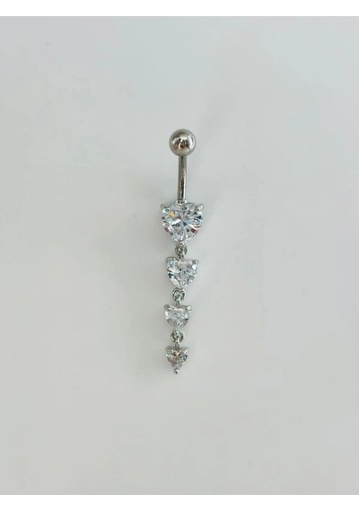 Tedar Kalp Detaylı Sallantılı Göbek Piercing Najmaddin Standart 72258819