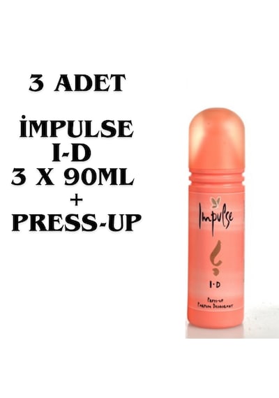 Impulse I-d Kadın Press Up 3 X 90ml Püskürtmelidir