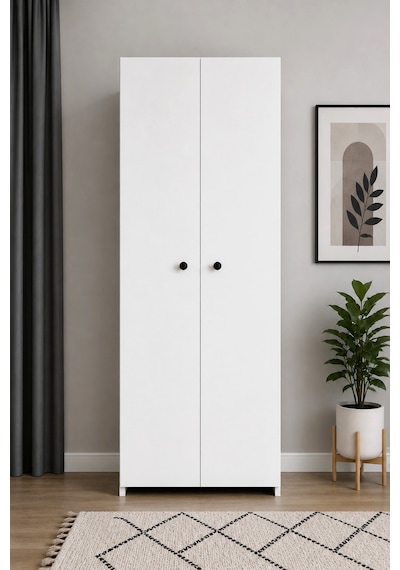 180 Cm 5 Raflı 2 Kapaklı Çok Amaçlı Dolap Gardırop Yüklük Düzenleyici Giysi Saklama Dolabı Beyaz 180 Cm 5 Raflı 2 Kapaklı Çok Amaçlı Dolap Gardırop Yüklük Düzenleyici Giysi Saklama Dolabı Beyaz
