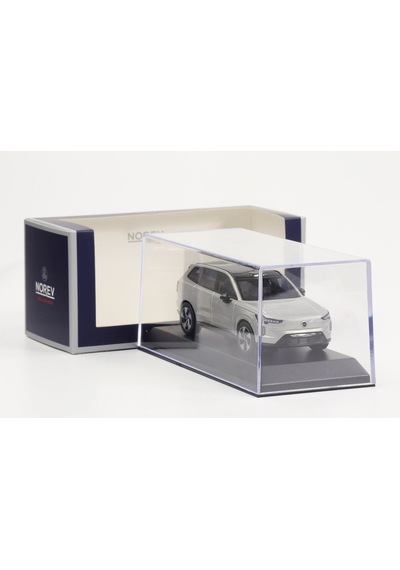 1:43 Ölçek Norev 2024 Volvo Ex 90 Gri Diecast Metal Minyatür Model Araba 10cm