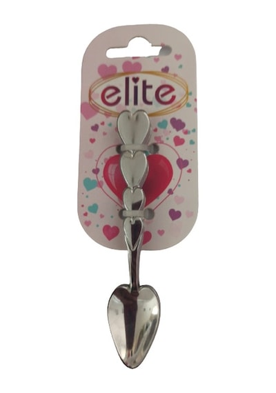 Elite Çay Kaşığı Kalp Model 6 Lı Paket Metal