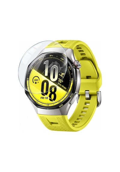 Huawei Watch Gt7 Pro 46mm Uyumlu Kolay Kurulum Aparatlı Temperli Cam Ekran Koruyucu