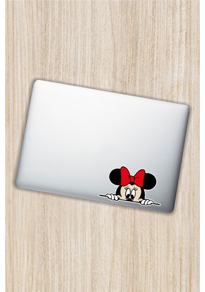 14 X 8 Cm Minnie Mouse Sticker Araba Laptop Oto Motor Sticker