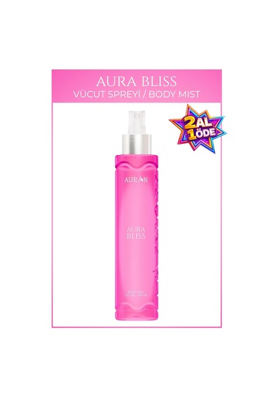 Aura Bliss Parfümlü Kadın Vücut Spreyi Vücut Misti Body Mist Spray 150ml