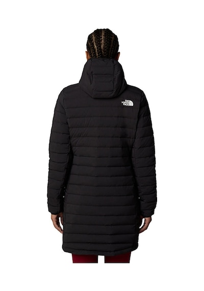 The North Face W Belleview Stretch Down Kadın Outdoor Parka 600 Dolgu Kaz Tüyü NF0A7UK74H01 Siyah