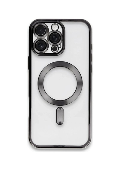 Apple iPhone Uyumlu 16 Pro İçin Kılıf Kamera Lens Korumalı M-safe Destekleyen Şeffaf Silikon Kross Kapak Siyah Apple iPhone Uyumlu 16 Pro İçin Kılıf Kamera Lens Korumalı M-safe Destekleyen Şeffaf Silikon Kross Kapak Siyah