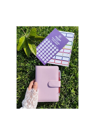 Bütçe Planlayıcı Manyetik Ajanda Pembe Sticker Ve Challenge Hediyeli