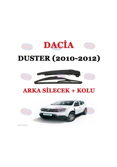 Dacia Duster Arka Silecek Kolu+Silecek Süpürgesi