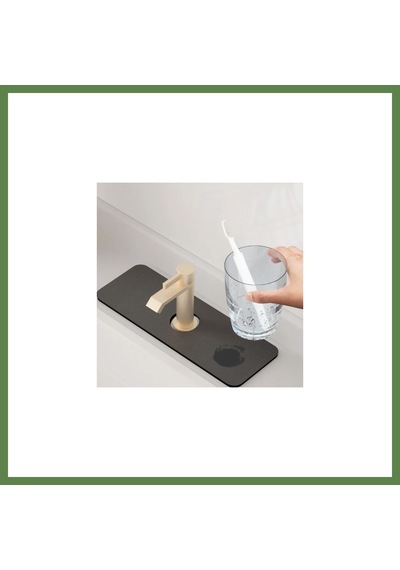 Bezos Su Emici Sihirli Lavabo Kenar Matı 38x13cm Mc-605 Hb006 Çok Renkli