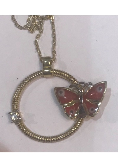 8 Ayar Altın Kolye-2.70 Gm-42 Cm-Zinciride Altındır