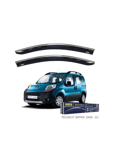 Peugeot Bipper Niken Kromlu Cam Rüzgarlığı 2li Set 2008 Ve Üstü